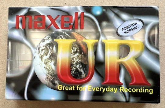 maxell UR 120 - MC audio kazeta - ZABALENÁ!