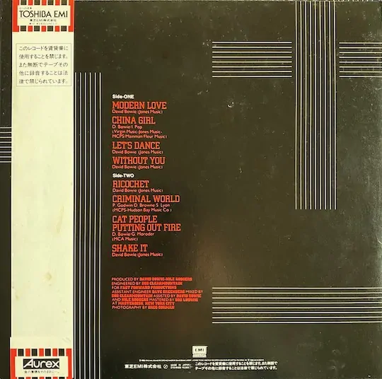 David Bowie ‎– Let's Dance