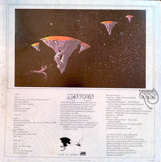 Yes ‎– Yessongs