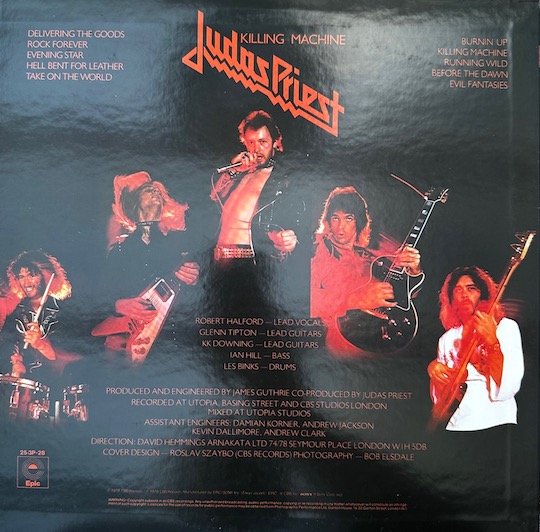 Judas Priest ‎– Killing Machine
