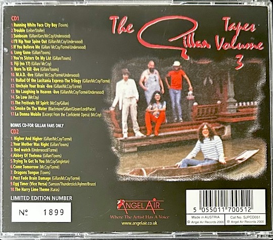 Gillan – The Gillan Tapes - Volume 3