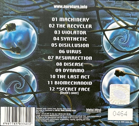 No Return – Machinery