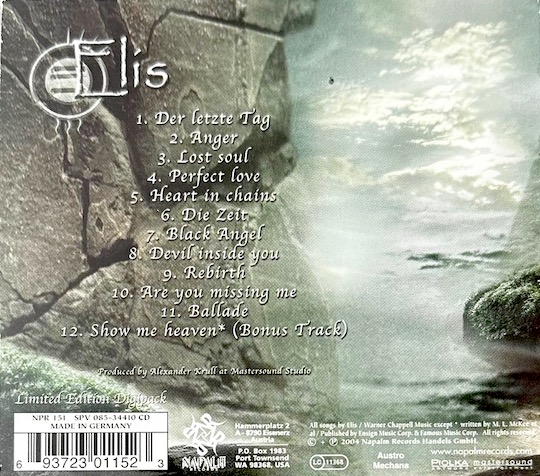 Elis ‎– Dark Clouds In A Perfect Sky