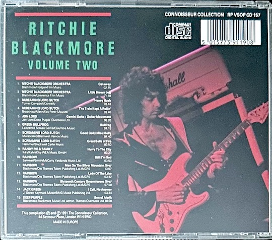 Ritchie Blackmore – Connoisseur Rock Profile Collection Volume Two