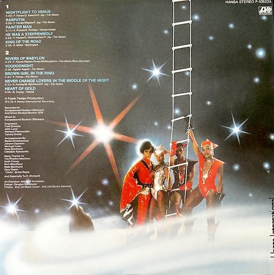 Boney M. ‎– Nightflight To Venus
