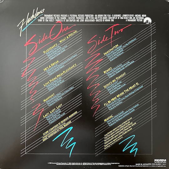 Various – Flashdance (Original Soundtrack From The Motion Picture)