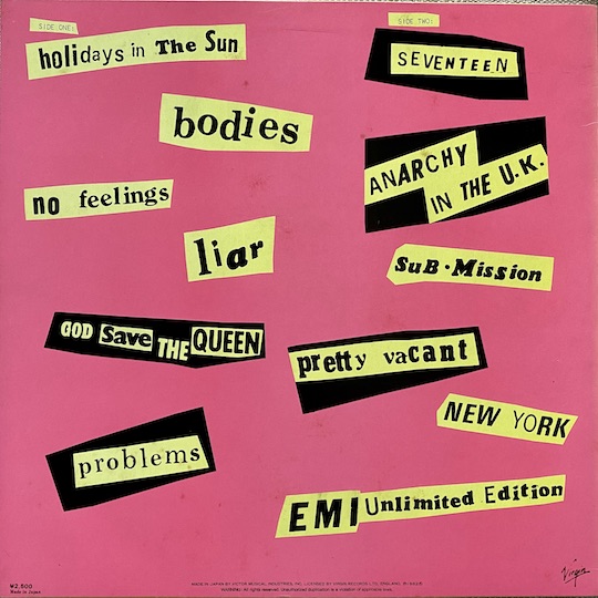 Sex Pistols – Never Mind The Bollocks Here's The Sex Pistols