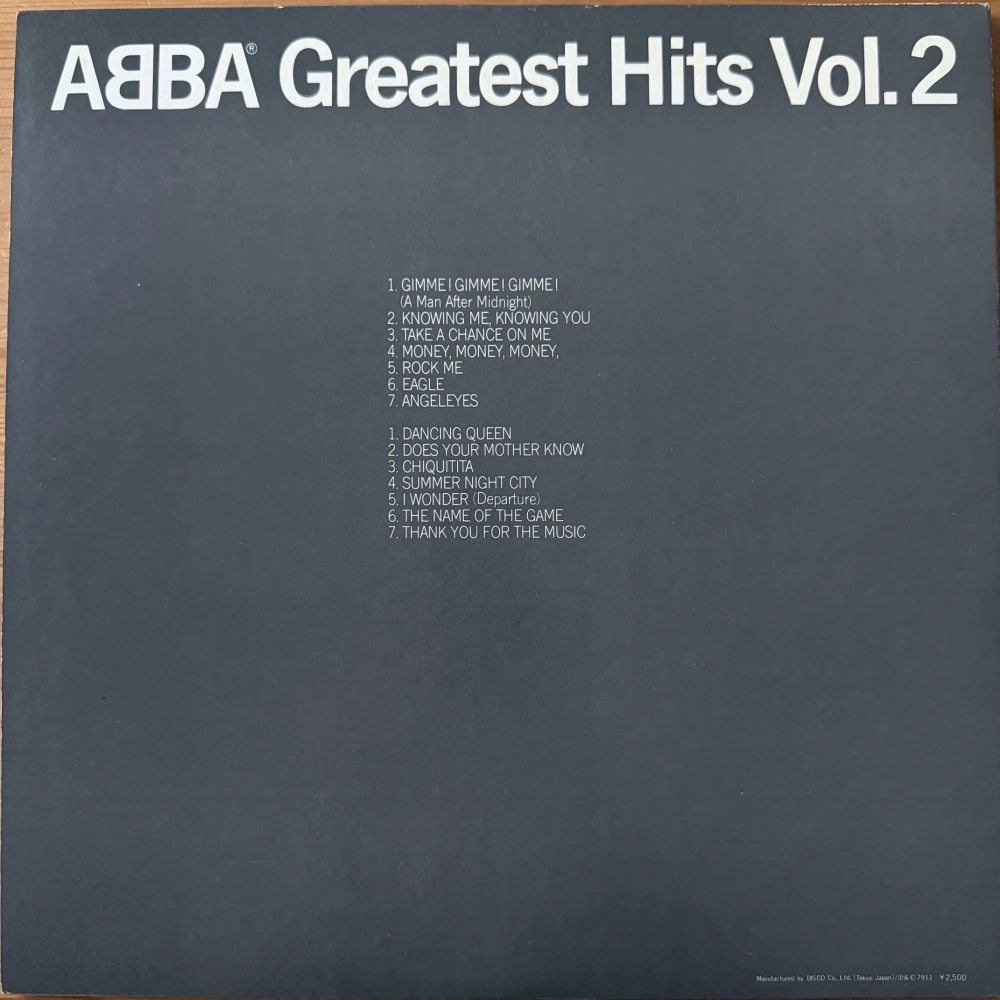 ABBA – Greatest Hits Vol. 2