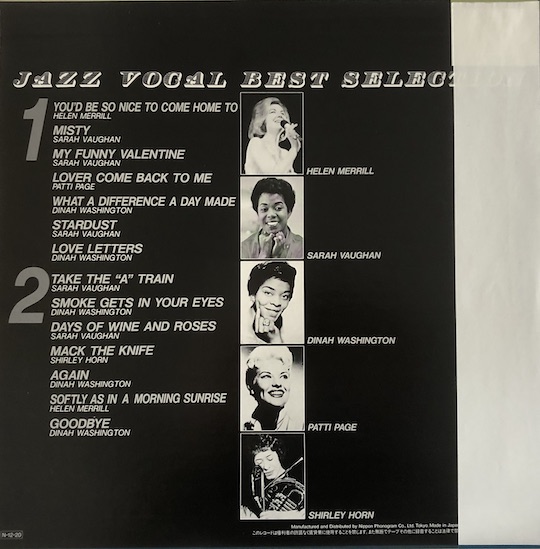Various – Jazz Vocal Best Selection