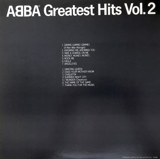 ABBA – Greatest Hits Vol. 2