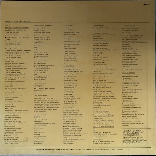 Simon & Garfunkel ‎– Bookends