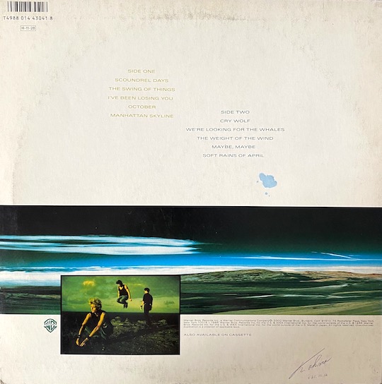 a-ha ‎– Scoundrel Days