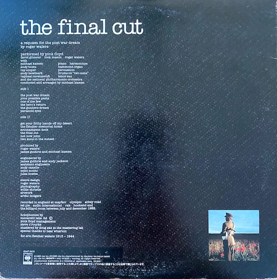 Pink Floyd – The Final Cut