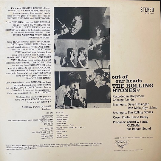 The Rolling Stones – Out Of Our Heads