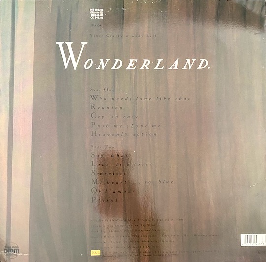 Erasure – Wonderland