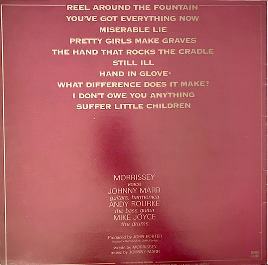 The Smiths ‎– The Smiths