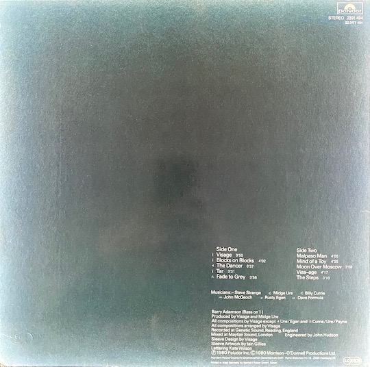 Visage – Visage