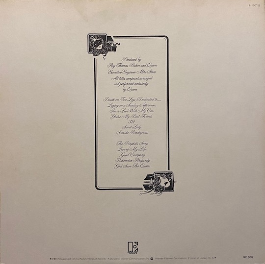 Queen ‎– A Night At The Opera 