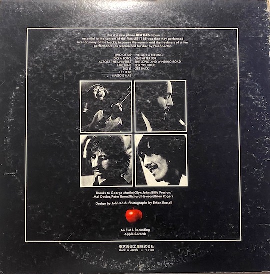 The Beatles ‎– Let It Be