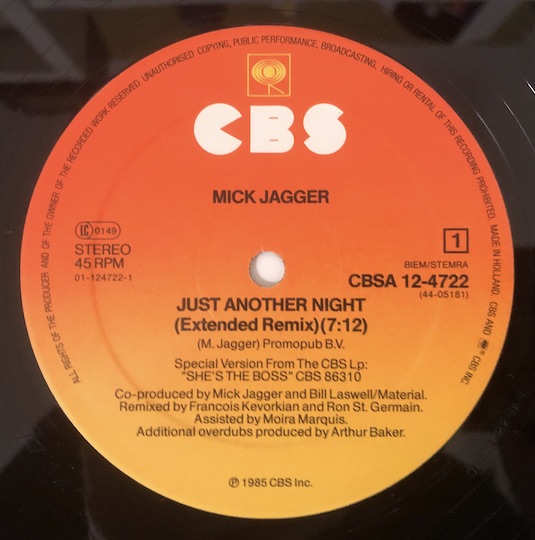 Mick Jagger – Just Another Night
