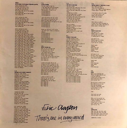 Eric Clapton – There's One In Every Crowd