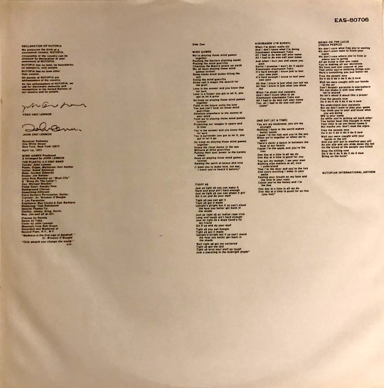 John Lennon – Mind Games