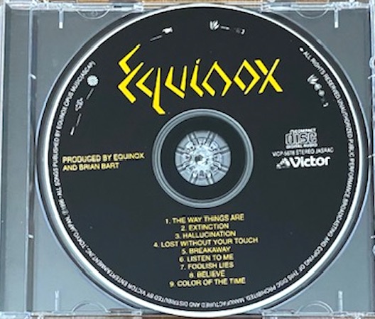 Equinox ‎– Color Of The Time