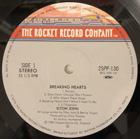 Elton John – Breaking Hearts