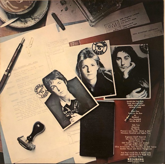 Paul McCartney & Wings – Band On The Run