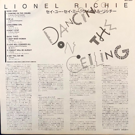 Lionel Richie – Dancing On The Ceiling