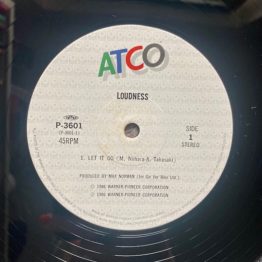 Loudness ‎– Let It Go 