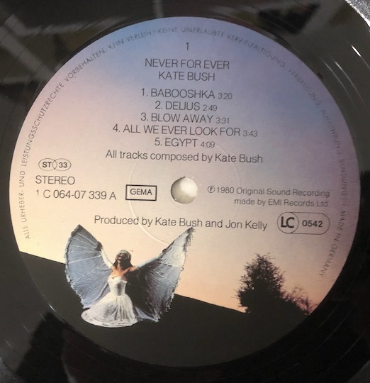Kate Bush – Never For Ever