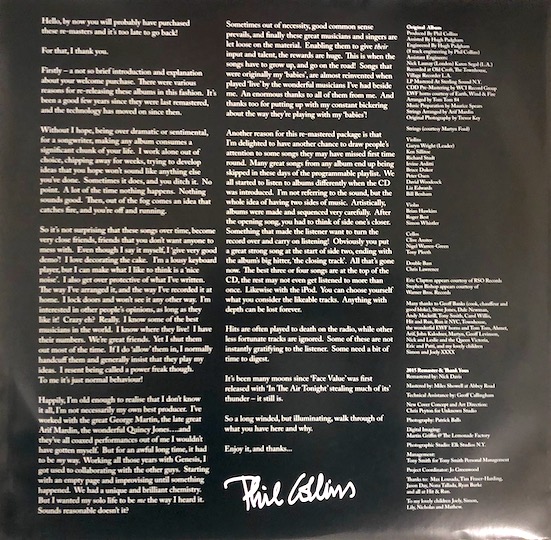 Phil Collins - Face Value