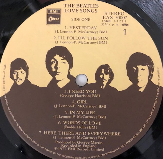 The Beatles – Love Songs