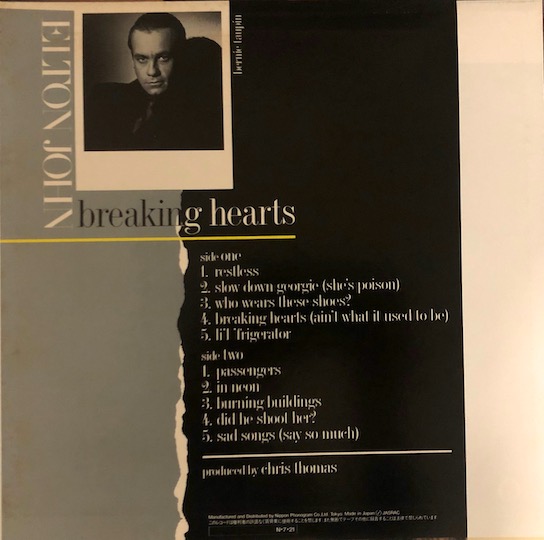 Elton John – Breaking Hearts