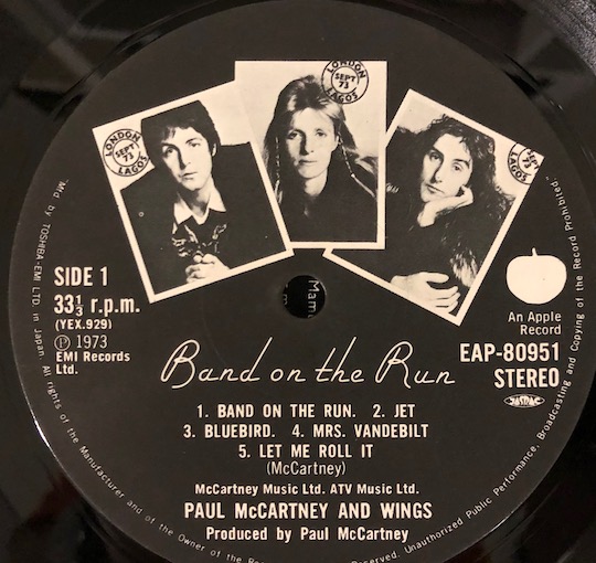 Paul McCartney & Wings – Band On The Run