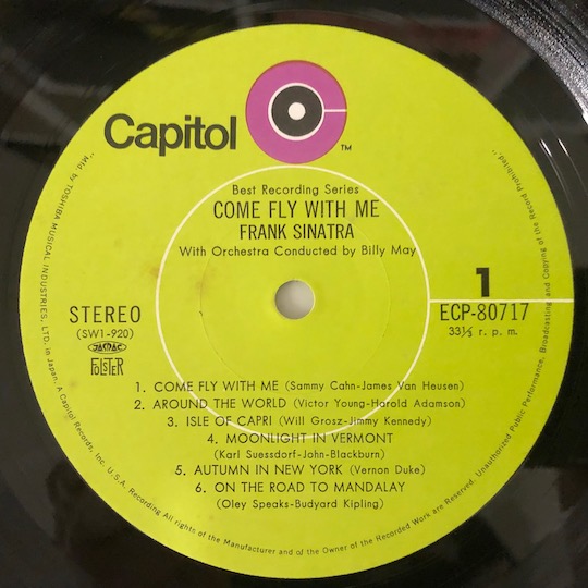 Frank Sinatra - Come Fly With Me