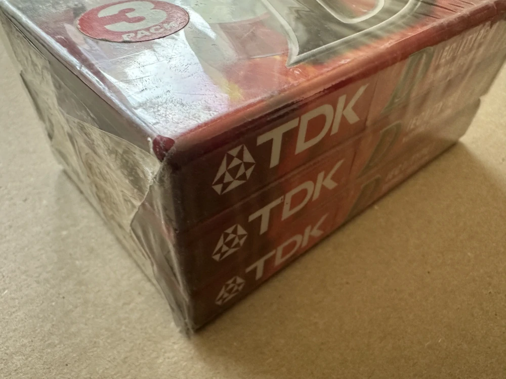 TDK D60 - 3 kusy - ZABALENÉ!