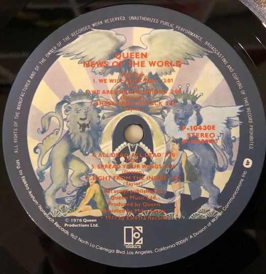 Queen ‎– News Of The World