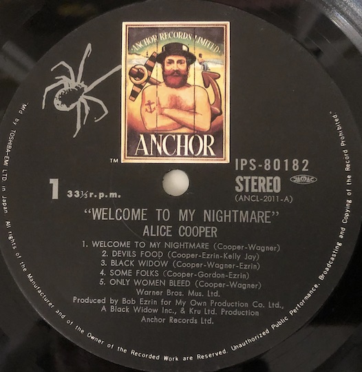 Alice Cooper – Welcome To My Nightmare
