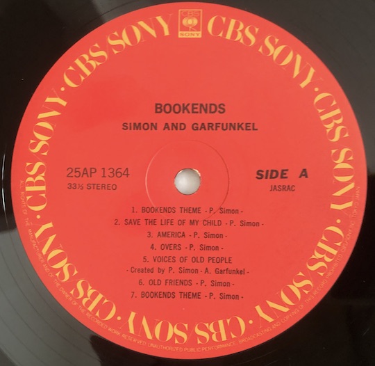 Simon & Garfunkel ‎– Bookends
