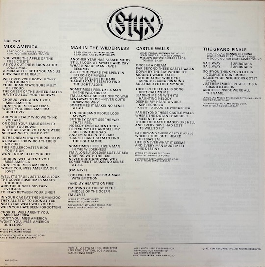 Styx – The Grand Illusion