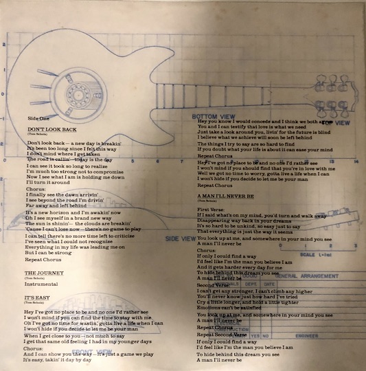 Boston – Don't Look Back