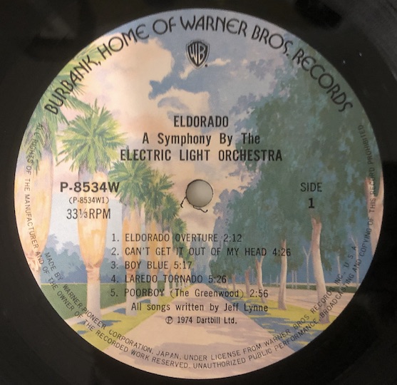 Electric Light Orchestra – Eldorado - A Symphony By The Electric Light Orchestra