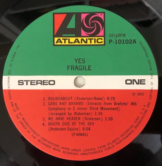 Yes – Fragile