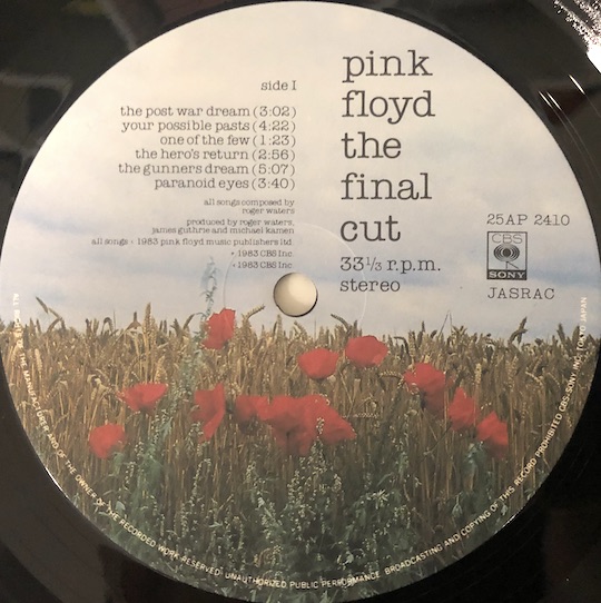 Pink Floyd – The Final Cut