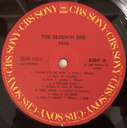 Toto ‎– The Seventh One