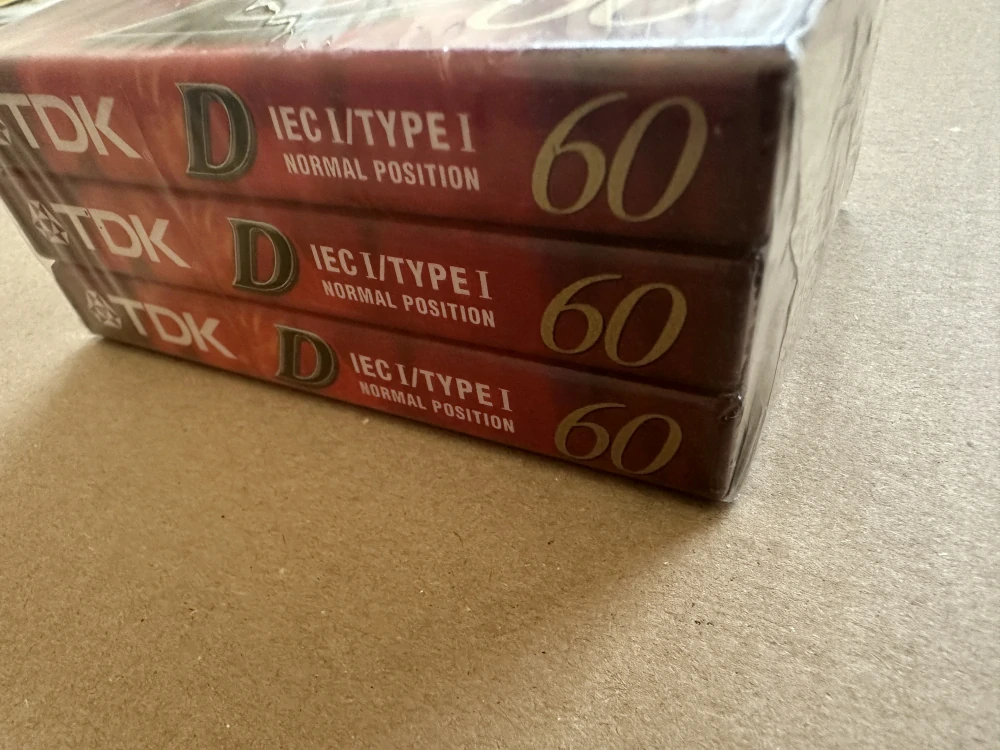TDK D60 - 3 kusy - ZABALENÉ!