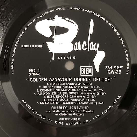 Charles Aznavour – Golden Aznavour Double Deluxe