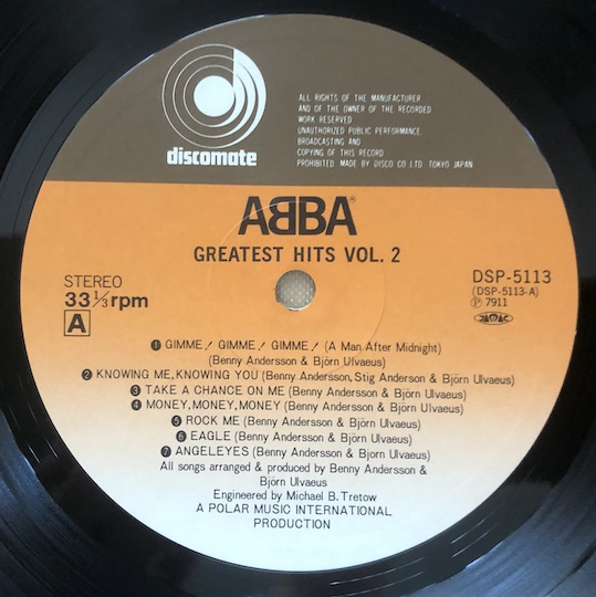ABBA – Greatest Hits Vol. 2